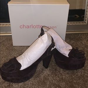 Charlotte Ronson size 10 Bordeaux heel